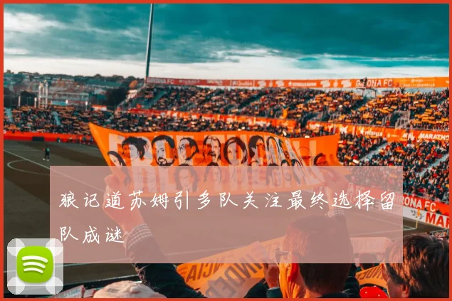 狼记道苏姆引多队关注最终选择留队成谜